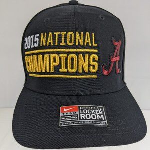 Alabama Crimson Tide Nike 2015 NCAA Football National Champions Snapback Cap Hat